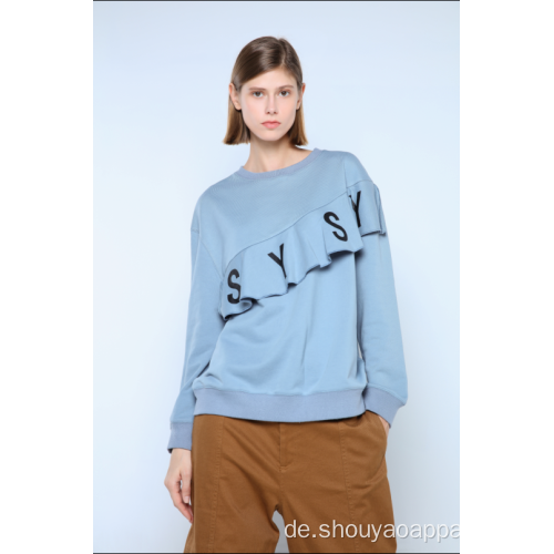 LADIES SWEATSHIRT MIT RÜSTEN